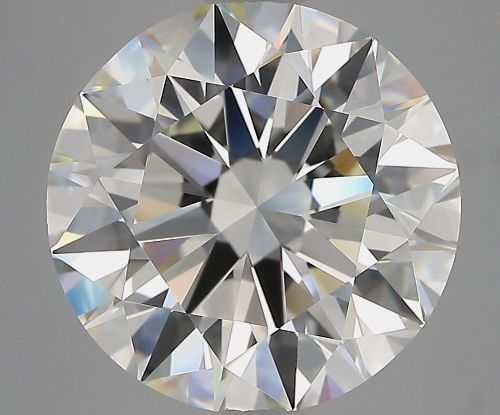 6.01ct K VVS2 Rare Carat Ideal Cut Round Diamond
