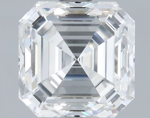 2.05ct H VS2 Rare Carat Ideal Cut Asscher Diamond
