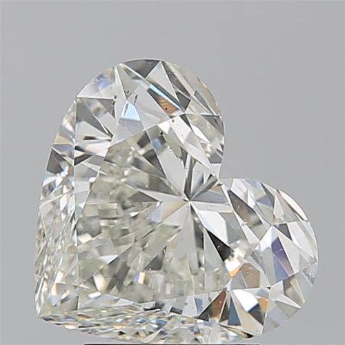 3.32ct K SI2 Excellent Cut Heart Diamond