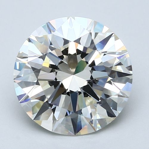 5.14ct J SI2 Rare Carat Ideal Cut Round Diamond