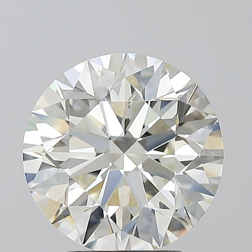3.01ct K SI1 Excellent Cut Round Diamond