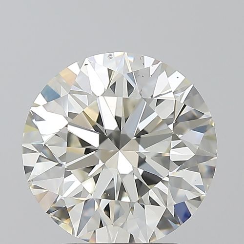 2.70ct J SI1 Rare Carat Ideal Cut Round Diamond