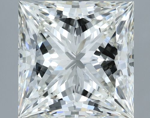 3.02ct J SI1 Rare Carat Ideal Cut Princess Diamond