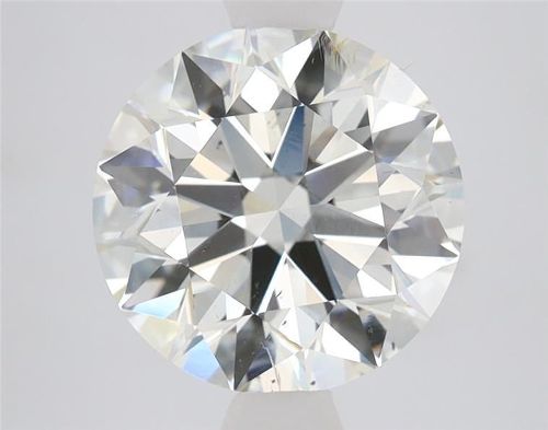 3.16ct I SI1 Rare Carat Ideal Cut Round Diamond