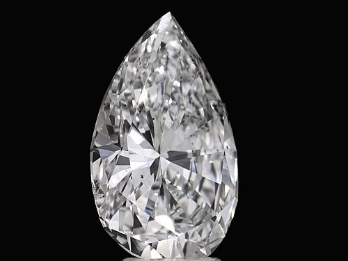 6.01ct F SI2 Very Good Cut Pear Diamond