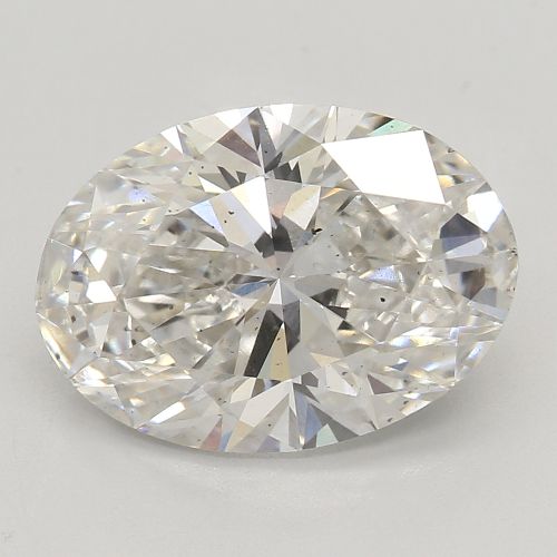 2.28ct H SI1 Rare Carat Ideal Cut Oval Lab Grown Diamond