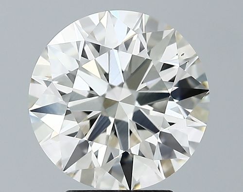 3.01ct K VS1 Rare Carat Ideal Cut Round Lab Grown Diamond