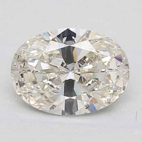 2.01ct J SI2 Rare Carat Ideal Cut Oval Lab Grown Diamond