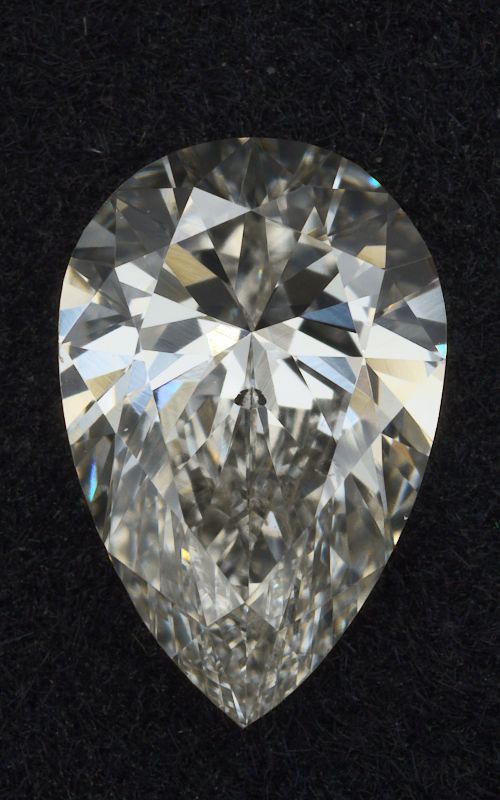 0.58ct J SI1 Very Good Cut Pear Lab Grown Diamond