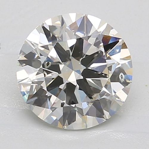 2.14ct J SI1 Excellent Cut Round Lab Grown Diamond