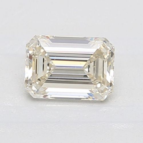 0.92ct K SI1 Rare Carat Ideal Cut Emerald Lab Grown Diamond