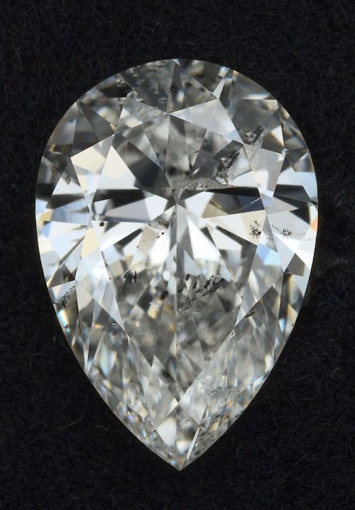 1.02ct H SI2 Very Good Cut Pear Lab Grown Diamond