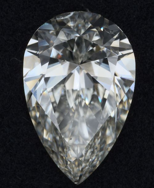 2.16ct J SI1 Rare Carat Ideal Cut Pear Lab Grown Diamond