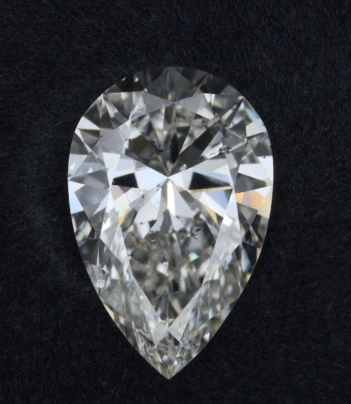 1.06ct H SI2 Rare Carat Ideal Cut Pear Lab Grown Diamond