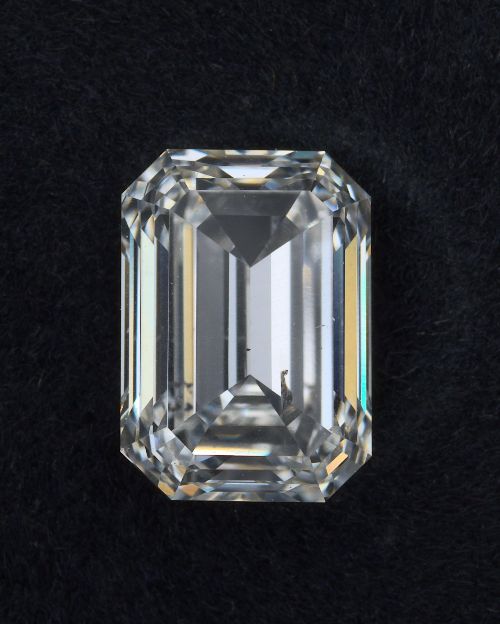 1.00ct H SI2 Rare Carat Ideal Cut Emerald Lab Grown Diamond