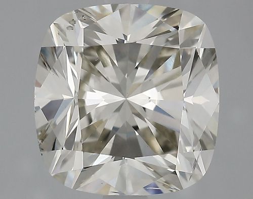 2.51ct J SI1 Rare Carat Ideal Cut Cushion Lab Grown Diamond