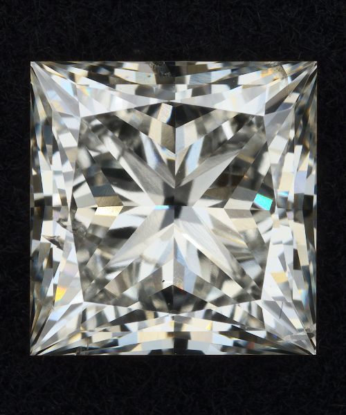 2.01ct J SI2 Rare Carat Ideal Cut Princess Lab Grown Diamond