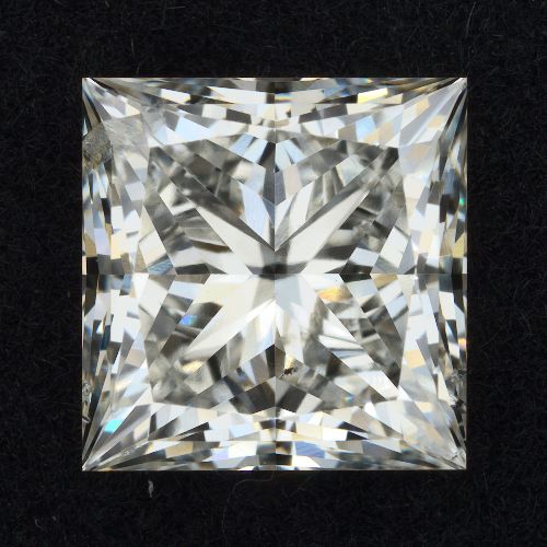 2.07ct J SI2 Rare Carat Ideal Cut Princess Lab Grown Diamond