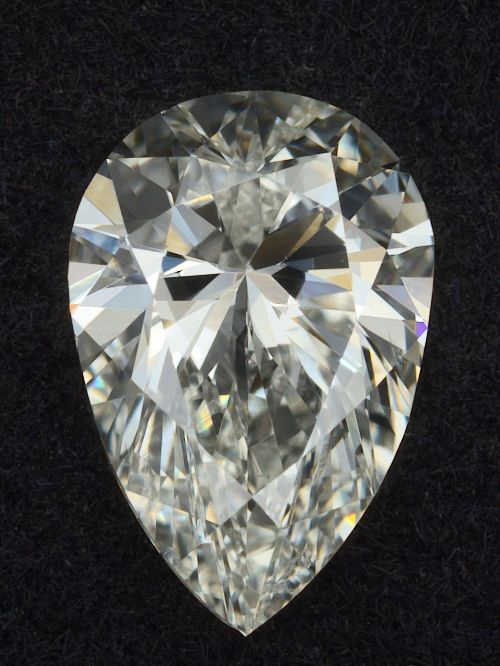 0.50ct J SI1 Rare Carat Ideal Cut Pear Lab Grown Diamond