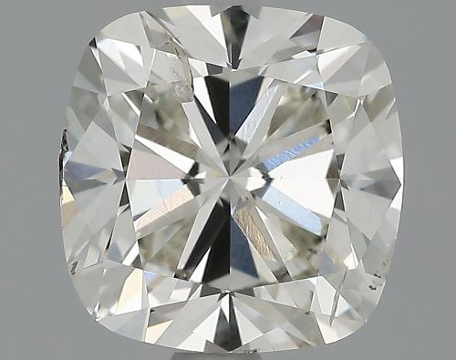 2.06ct J SI2 Rare Carat Ideal Cut Cushion Lab Grown Diamond