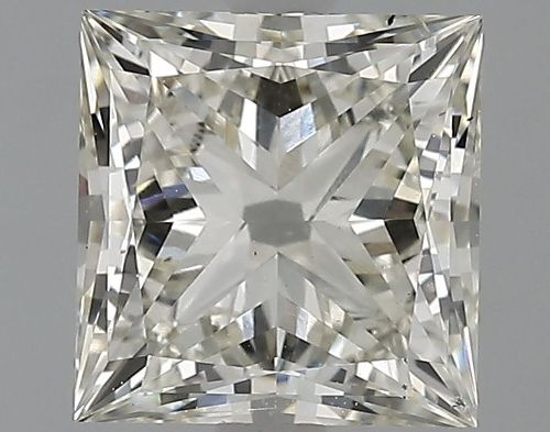 2.04ct J SI1 Rare Carat Ideal Cut Princess Lab Grown Diamond