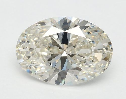 1.55ct I SI1 Rare Carat Ideal Cut Oval Lab Grown Diamond