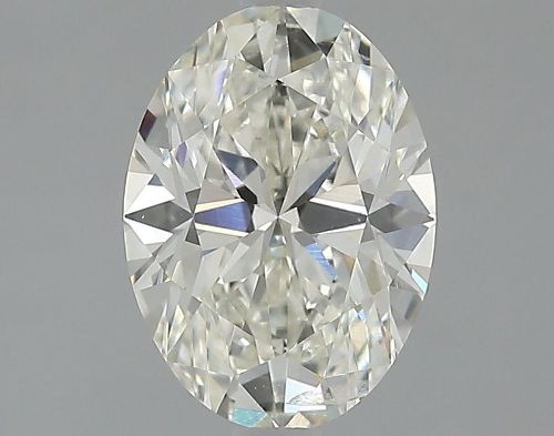 2.00ct J SI2 Very Good Cut Oval Lab Grown Diamond