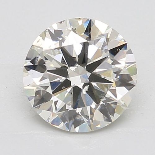 2.52ct J SI2 Excellent Cut Round Lab Grown Diamond