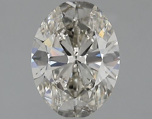 2.00ct J SI2 Rare Carat Ideal Cut Oval Lab Grown Diamond