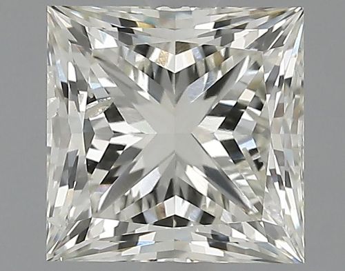 2.11ct J SI2 Rare Carat Ideal Cut Princess Lab Grown Diamond