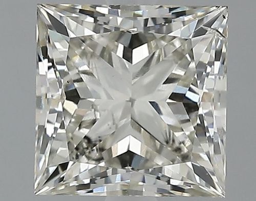 2.06ct J SI1 Rare Carat Ideal Cut Princess Lab Grown Diamond