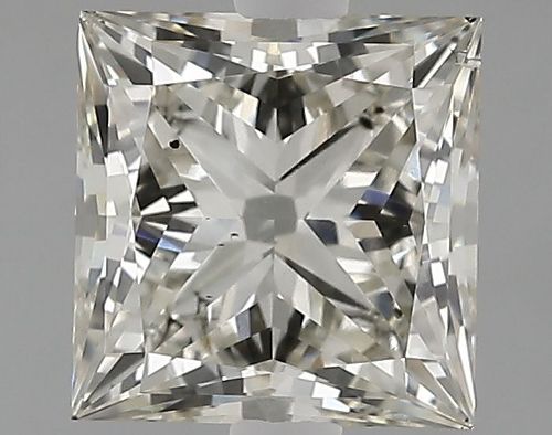 2.08ct J SI1 Rare Carat Ideal Cut Princess Lab Grown Diamond