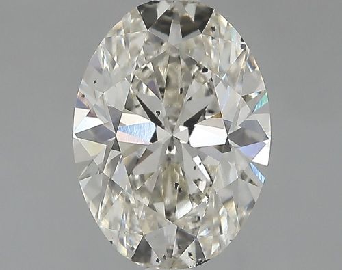 2.17ct J SI1 Very Good Cut Oval Lab Grown Diamond