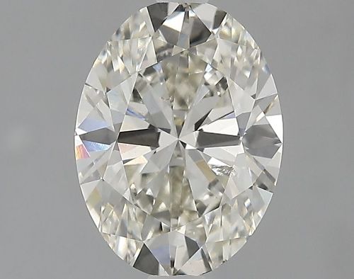 2.01ct J SI2 Rare Carat Ideal Cut Oval Lab Grown Diamond