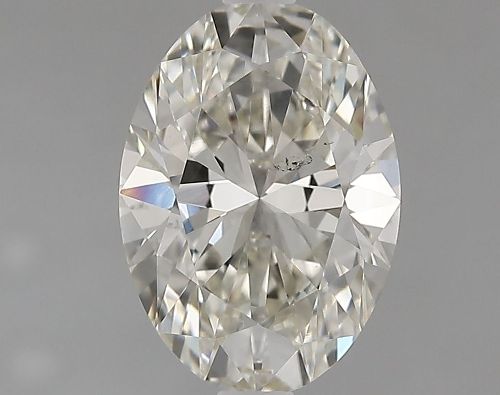 1.71ct J SI1 Rare Carat Ideal Cut Oval Lab Grown Diamond