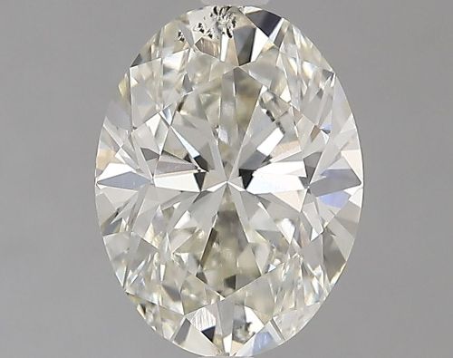 2.26ct J SI1 Very Good Cut Oval Lab Grown Diamond