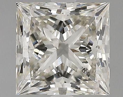 2.07ct J SI2 Rare Carat Ideal Cut Princess Lab Grown Diamond