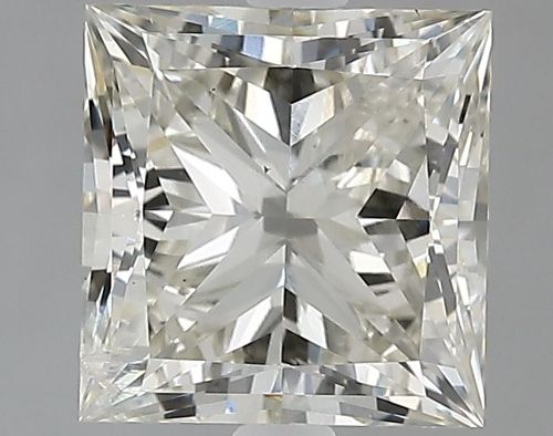 2.70ct J SI2 Rare Carat Ideal Cut Princess Lab Grown Diamond