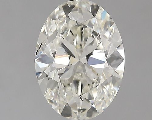 2.01ct J SI2 Rare Carat Ideal Cut Oval Lab Grown Diamond