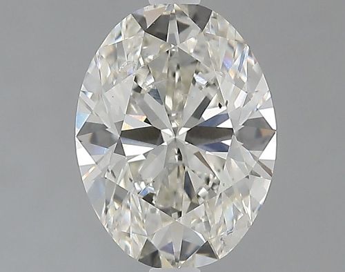 2.02ct J SI2 Rare Carat Ideal Cut Oval Lab Grown Diamond