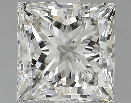 2.64ct I SI2 Rare Carat Ideal Cut Princess Lab Grown Diamond