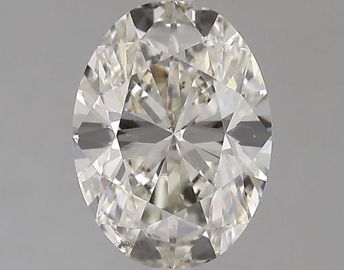 2.50ct J SI1 Rare Carat Ideal Cut Oval Lab Grown Diamond