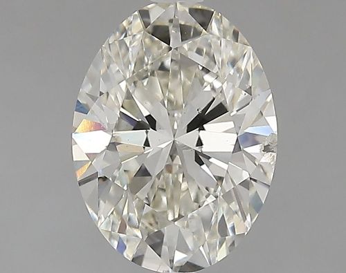 2.01ct J SI2 Rare Carat Ideal Cut Oval Lab Grown Diamond