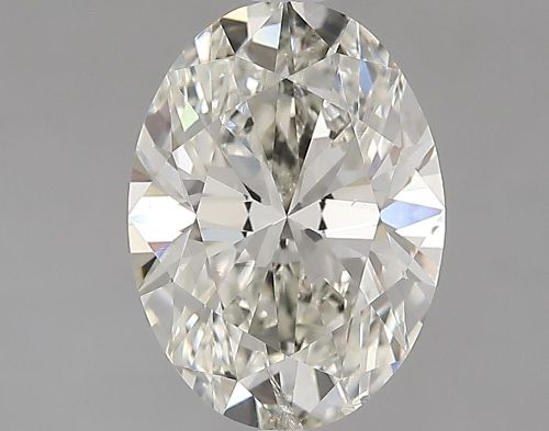 2.51ct I SI2 Rare Carat Ideal Cut Oval Lab Grown Diamond