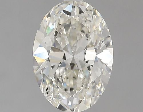 2.01ct J SI2 Rare Carat Ideal Cut Oval Lab Grown Diamond