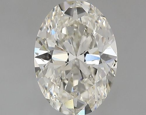 2.01ct J SI2 Rare Carat Ideal Cut Oval Lab Grown Diamond