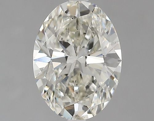 2.51ct J SI1 Rare Carat Ideal Cut Oval Lab Grown Diamond