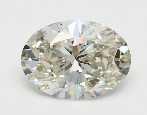 1.51ct I SI1 Rare Carat Ideal Cut Oval Lab Grown Diamond