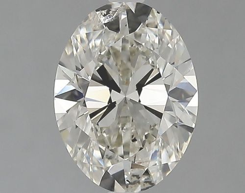 2.01ct J SI2 Rare Carat Ideal Cut Oval Lab Grown Diamond