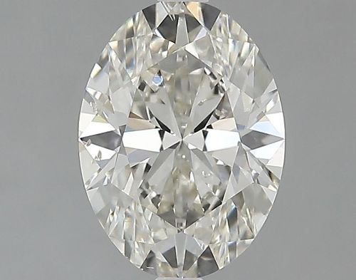 1.81ct J SI1 Rare Carat Ideal Cut Oval Lab Grown Diamond